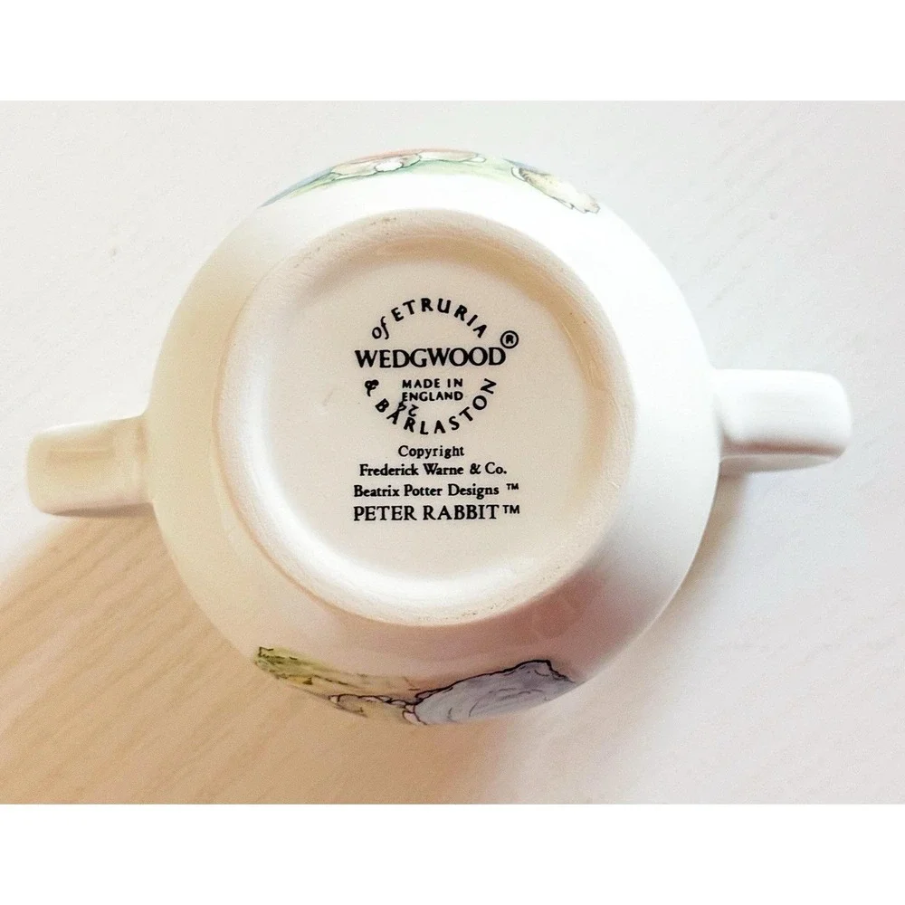 Vintage Wedgewood Beatrix Potter Peter Rabbit Cup & Bowl Set. Made In England